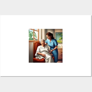 Nurses Caring Posters and Art